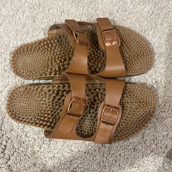 Birkenstock | Shoes | Birkenstock Birkis Super Noppy Massage Sandals Euc |  Poshmark